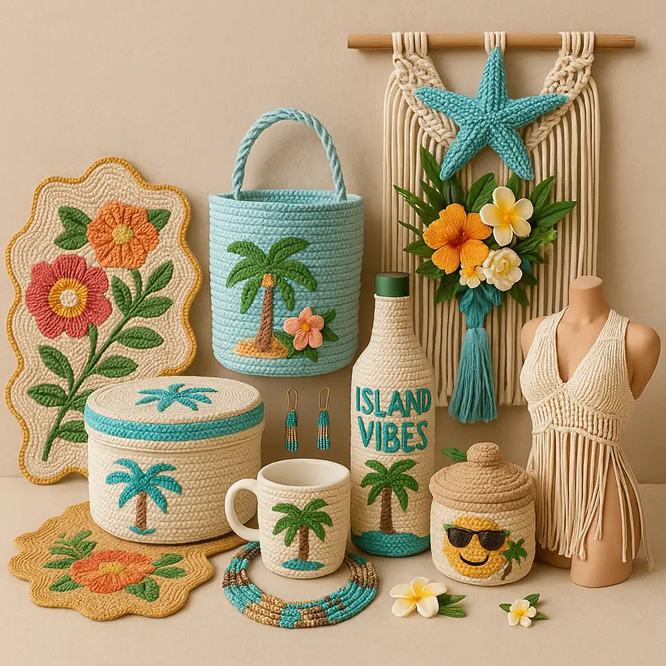 Drop shoulder Tanned Tipsy Beach Printed T-Shirt - Image 4